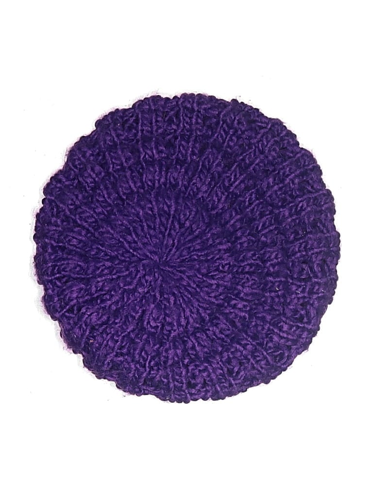 Pre-owned Old Navy Beanie Hat In Purple