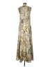 Halogen 100% Polyester Animal Print Tan Casual Dress Size M - photo 2