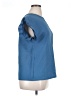 Unbranded 100% Polyester Blue Short Sleeve Top Size XL - photo 4