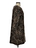 North Style Paisley Brown Casual Dress Size S - photo 4