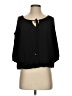Relativity Black 3/4 Sleeve Blouse Size S - photo 1