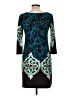 INTERMISSION Paisley Teal Cocktail Dress Size 6 - photo 2