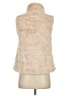 Dylan 100% Polyester Ivory Faux Fur Vest Size S - photo 2
