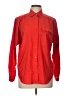 David Matthew 100% Polyester Solid Red Long Sleeve Blouse Size 10 - photo 1