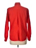David Matthew 100% Polyester Solid Red Long Sleeve Blouse Size 10 - photo 2