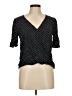 Sanctuary 100% Rayon Polka Dots Black 3/4 Sleeve Blouse Size M - photo 1