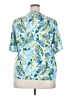 Stella Parker Teal Short Sleeve Blouse Size 2X - photo 2