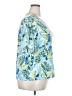Stella Parker Teal Short Sleeve Blouse Size 2X - photo 4