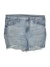 Seven7 Blue Denim Shorts Size 10 - photo 1