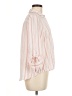 Chico's Stripes Pink 3/4 Sleeve Blouse Size Med (1) - photo 4