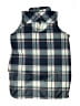 New York Laundry 100% Polyester Plaid Blue Sleeveless Blouse Size XL - photo 2