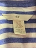 H&M Stripes Blue Short Sleeve Blouse Size XS - photo 7