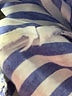 H&M Stripes Blue Short Sleeve Blouse Size XS - photo 8