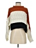 Derek Heart 100% Polyester Color Block Orange Turtleneck Sweater Size S - photo 1