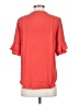 Ann Taylor 100% Polyester Red Short Sleeve Blouse Size XXS - photo 2