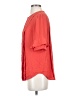 Ann Taylor 100% Polyester Red Short Sleeve Blouse Size XXS - photo 5