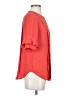 Ann Taylor 100% Polyester Red Short Sleeve Blouse Size XXS - photo 4