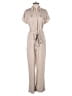 Maurices 100% Rayon Solid Tan Jumpsuit Size XS - photo 1