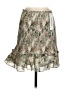Veronica Beard Paisley Green Casual Skirt Size 2 - photo 1