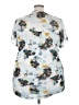 Torrid Blue Short Sleeve Blouse Size 5X Plus (5) - photo 2