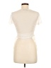 Ann Taylor Ivory Short Sleeve Turtleneck Size M - photo 2