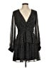 Lulus 100% Polyester Polka Dots Black Casual Dress Size M - photo 1