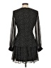 Lulus 100% Polyester Polka Dots Black Casual Dress Size M - photo 2