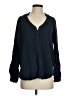 Roi 100% Cotton Blue Long Sleeve Blouse Size XS - photo 1