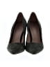 Tory Burch 100% Leather Black Green Heels Size 8 1/2 - photo 2