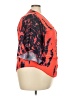 Unbranded Print Orange 3/4 Sleeve Blouse Size 3X - photo 4