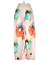 Unbranded 100% Polyester Floral Ivory Casual Pants Size XL - photo 1