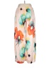 Unbranded 100% Polyester Floral Ivory Casual Pants Size XL - photo 2