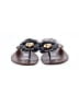 Twisted Heart Black Sandals Size 6 - photo 2