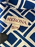 Merona 100% Polyester Print Blue Long Sleeve Blouse Size XL - photo 7