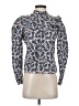 Intermix 100% Cotton Blue Long Sleeve Blouse Size 0 - photo 1