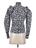 Intermix 100% Cotton Blue Long Sleeve Blouse Size 0 - photo 2