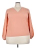Universal Standard 100% Polyester Orange 3/4 Sleeve Blouse Size 22 (estimated) - photo 1