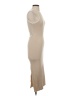 Unbranded Solid Tan Casual Dress Size S - photo 4