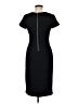 Cato Solid Black Casual Dress Size 6 - photo 2
