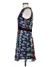 Hunter Dixon 100% Polyester Graphic Blue Cocktail Dress Size 6 - photo 5