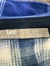 Riders by Lee 100% Polyester Plaid Blue Long Sleeve Blouse Size L - photo 7