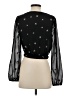 Lovers + Friends 100% Polyester Stars Black 3/4 Sleeve Blouse Size XS - photo 2