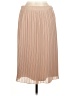 Zara Basic 100% Polyester Solid Tan Formal Skirt Size M - photo 2