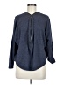 Ariella Blue Long Sleeve Blouse Size M - photo 1