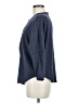 Ariella Blue Long Sleeve Blouse Size M - photo 5
