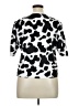Hot Topic Animal Print Silver Short Sleeve Turtleneck Size XL - photo 2