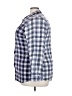 Cato 100% Rayon Plaid Blue Long Sleeve Button-Down Shirt Size 22 - photo 5