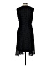DKNY 100% Polyester Polka Dots Black Cocktail Dress Size 10 - photo 2
