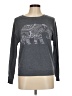 Zoe+Liv Graphic Gray Pullover Sweater Size M - photo 1