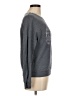 Zoe+Liv Graphic Gray Pullover Sweater Size M - photo 4